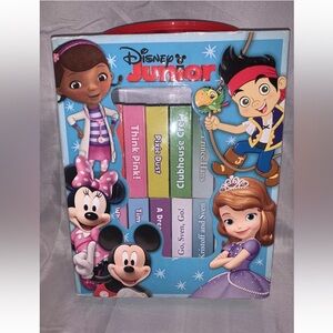 EUC Disney Junior Set of 12 Board Books Kids Jake Minnie Mickey Doc McStuffins